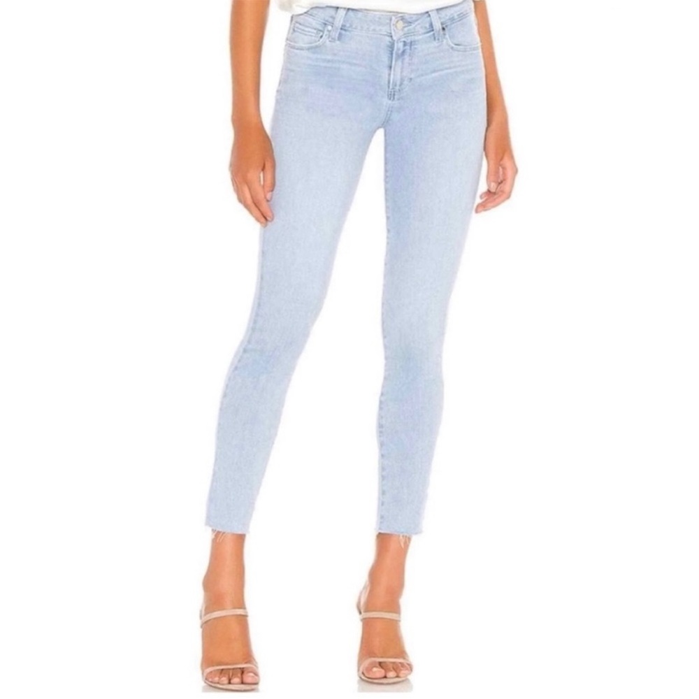 PAIGE light wash skinny jeans